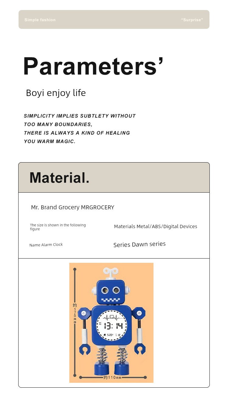 Silent Sunrise Robot Alarm